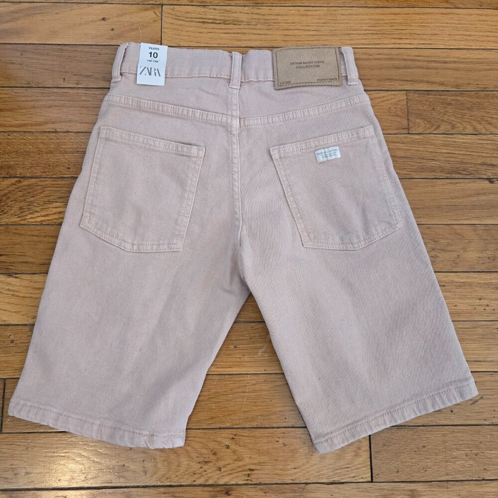 ZARA BOYS DENIM SHORTS  NWT SIZE 10 - Picture 4 of 6